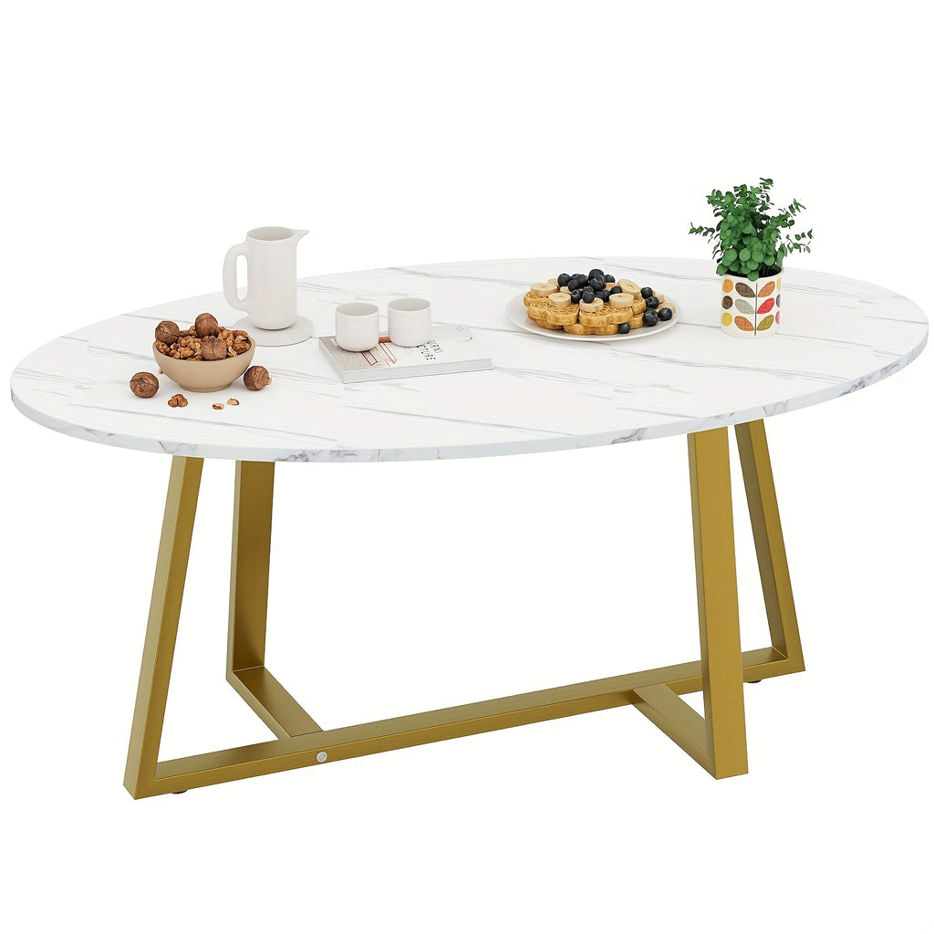 oval coffee table   living room table modern - Temu