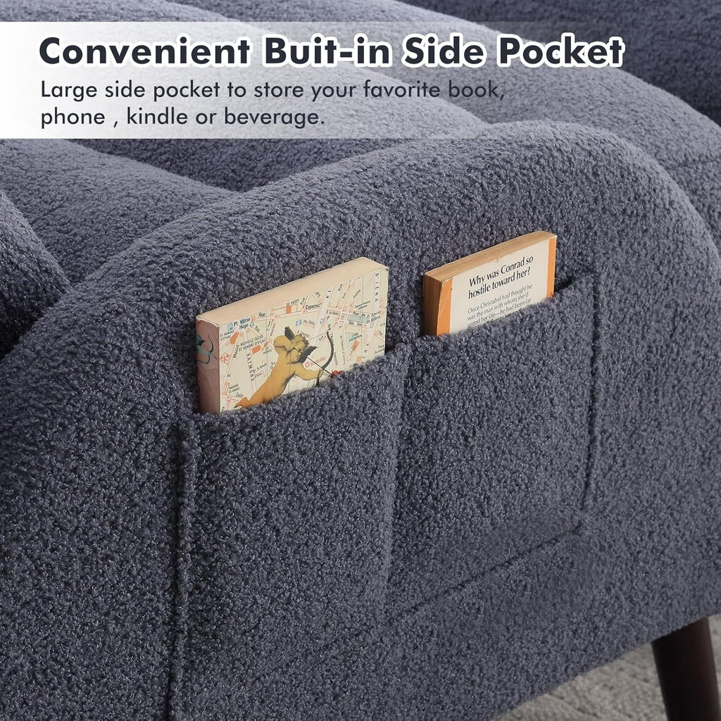 accent chair   comfy reading chair   set modern - Temu