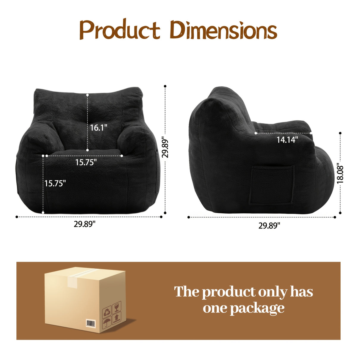 living room lounge chair medium sized   beanbag sofa - Temu