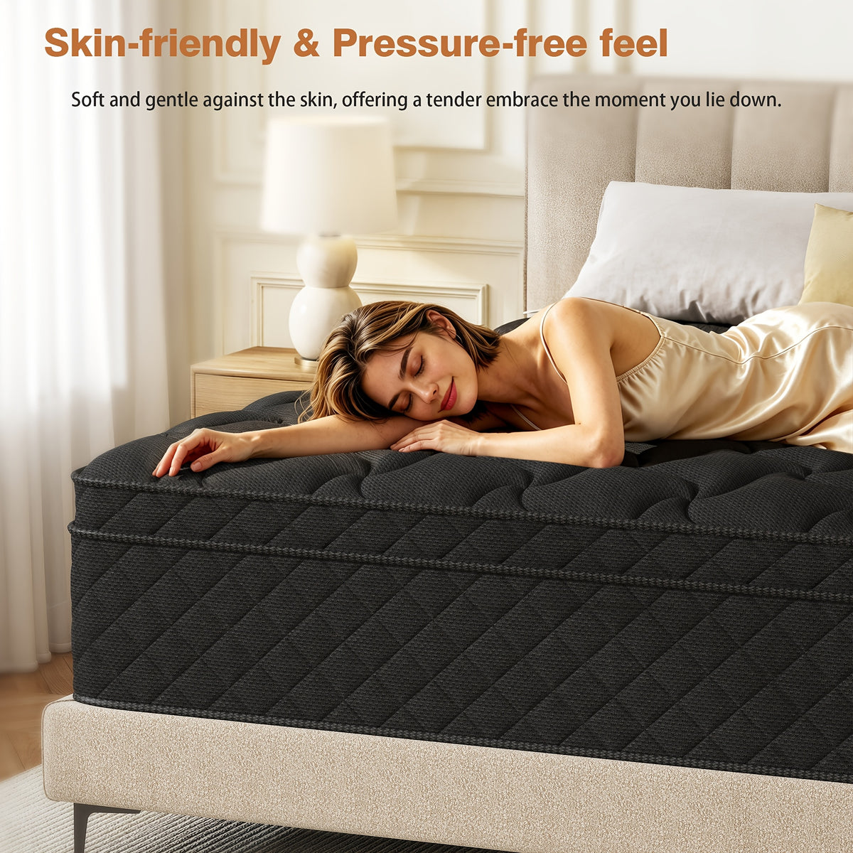 luxury 12 inch cooling gel memory foam   mattress - Temu