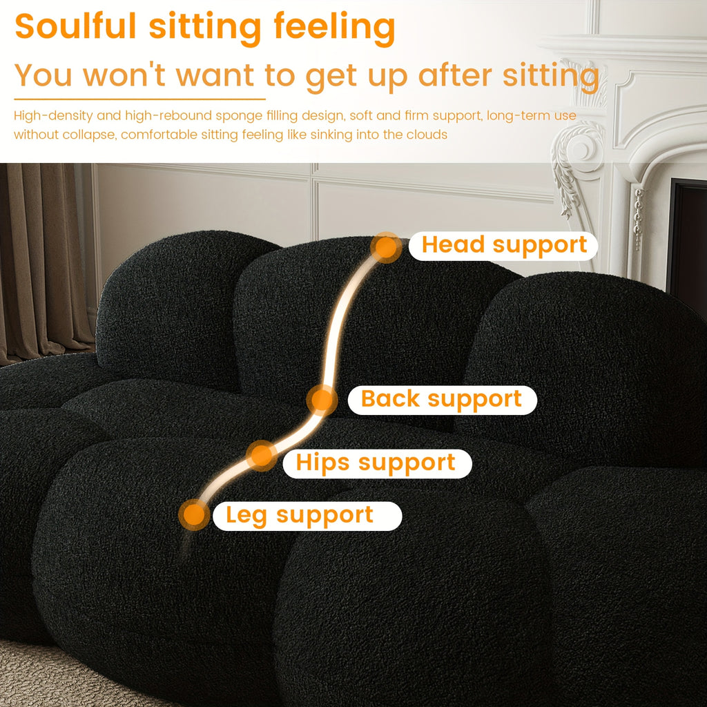 cloud shaped couches living room modern comfy compressed - Temu