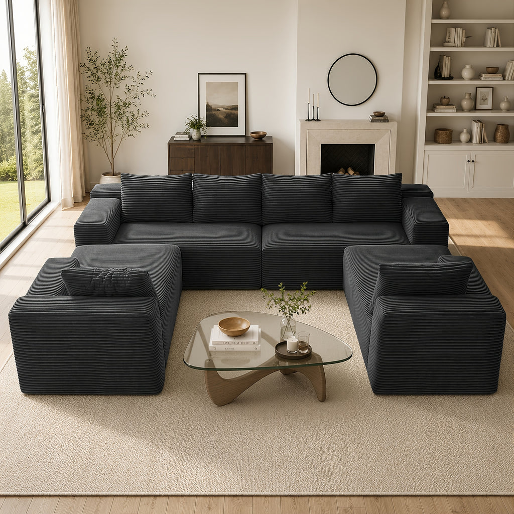 121 u shaped modular sectional sofa suitable holiday - Temu