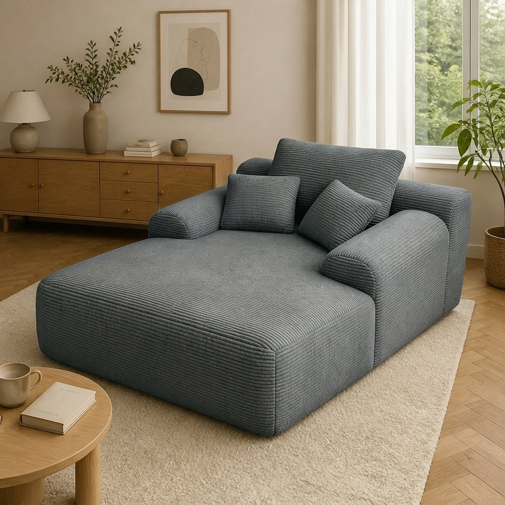 65 inch oversized sofa chair indoor oversized boneless long - Temu