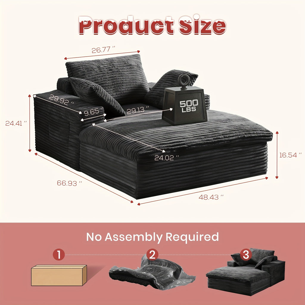 30 68 recliner oversized chaise lounge indoor - Temu
