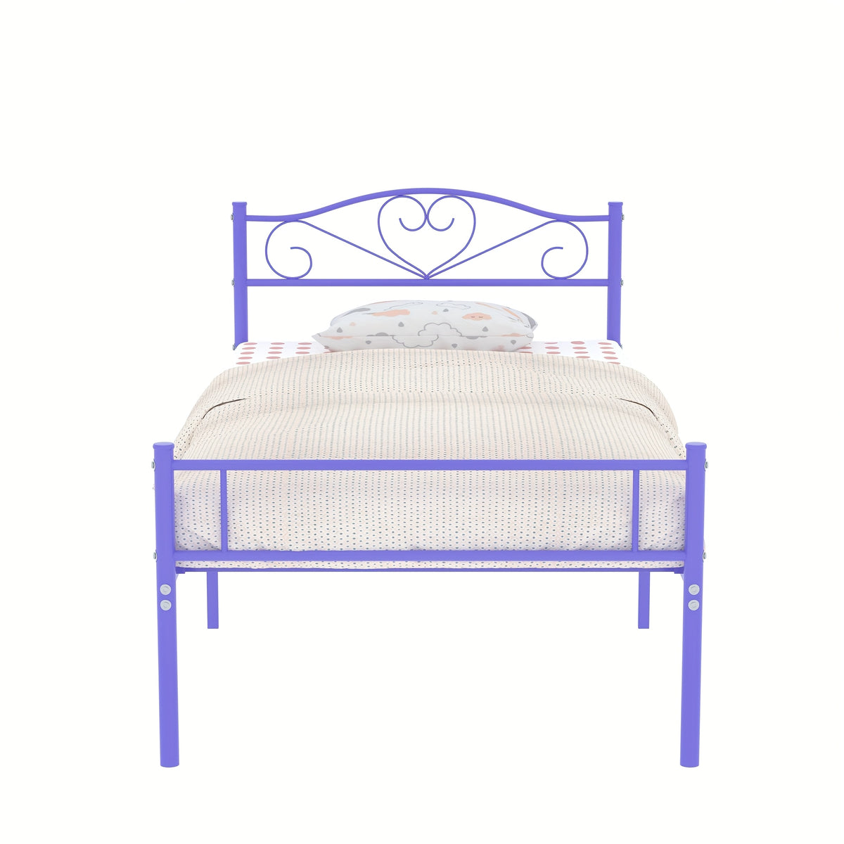 1pc   twin size metal platform bed frame classic - Temu