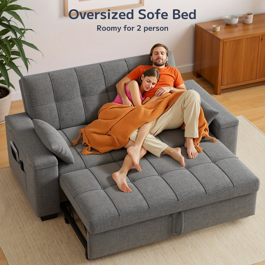 full size 3 in 1 convertible sofa bed pull sleeper reclining - Temu