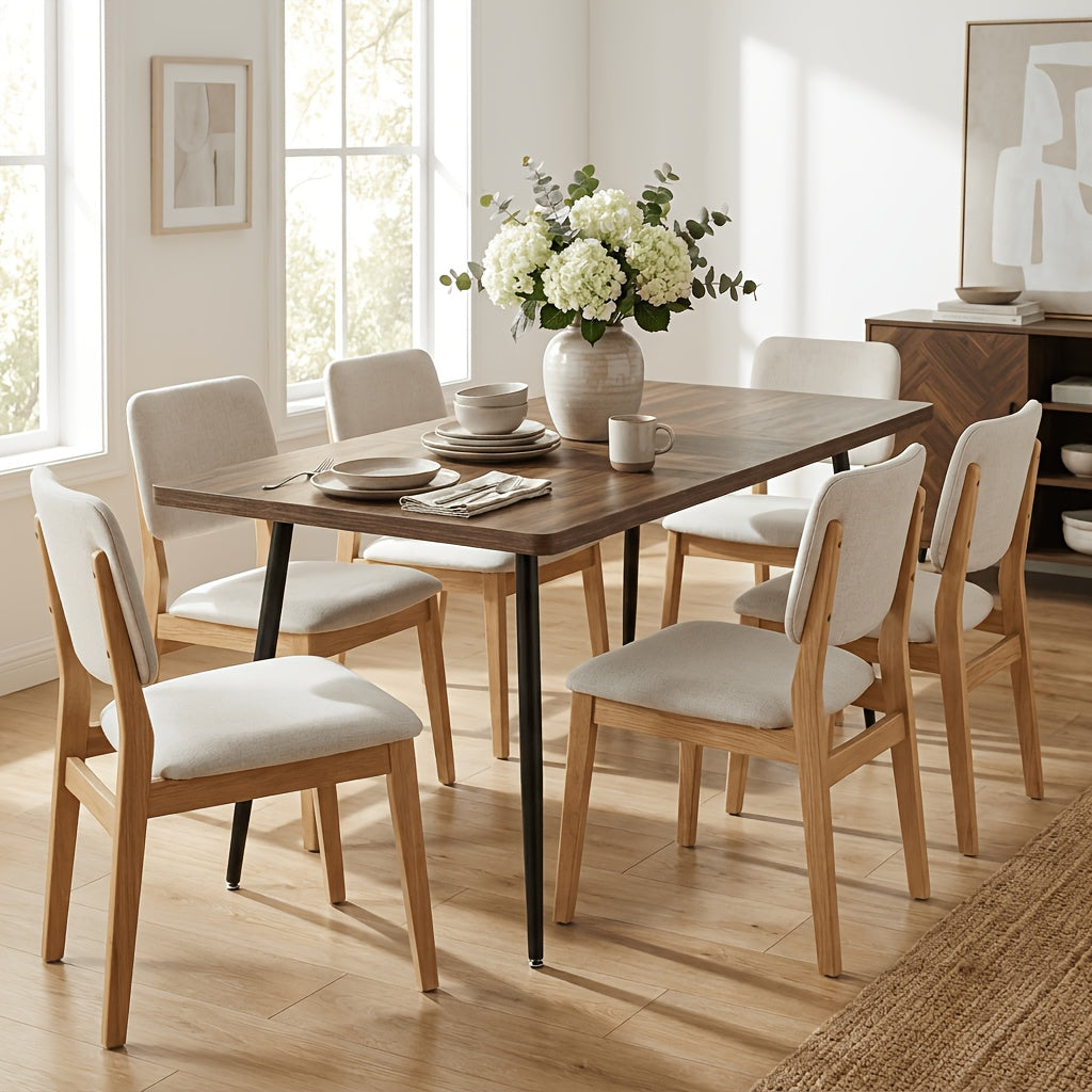 modern dining table 70 9 inch kitchen table 6 8 people heat - Temu