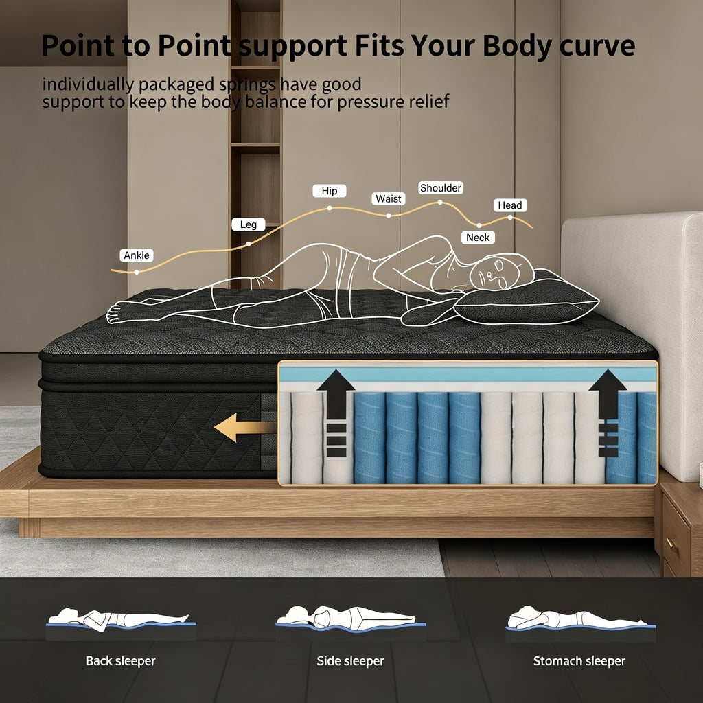 compressed roll mattress thick foam mattress portable vacuum - Temu
