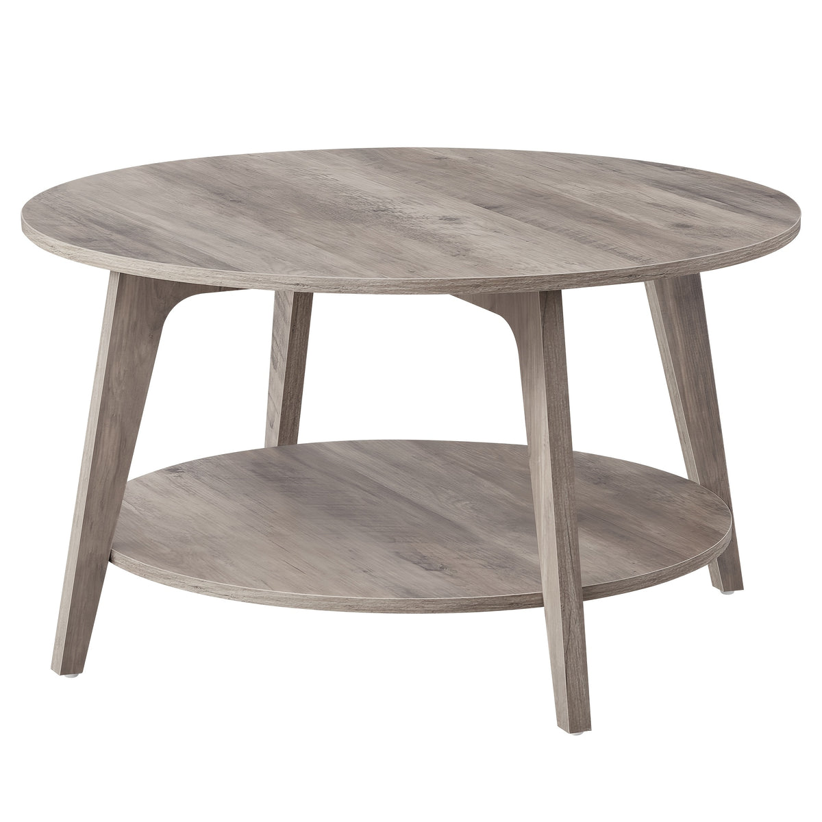 round coffee table tea table 2 tier   center - Temu