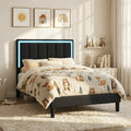 twin size bed frames pu leather metal twin bed frame - Temu