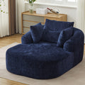 66 oversized chenille chaise lounge sofa bed deep seat - Temu