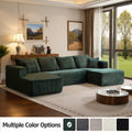 boneless couch sectional sofa living room modern corduroy - Temu