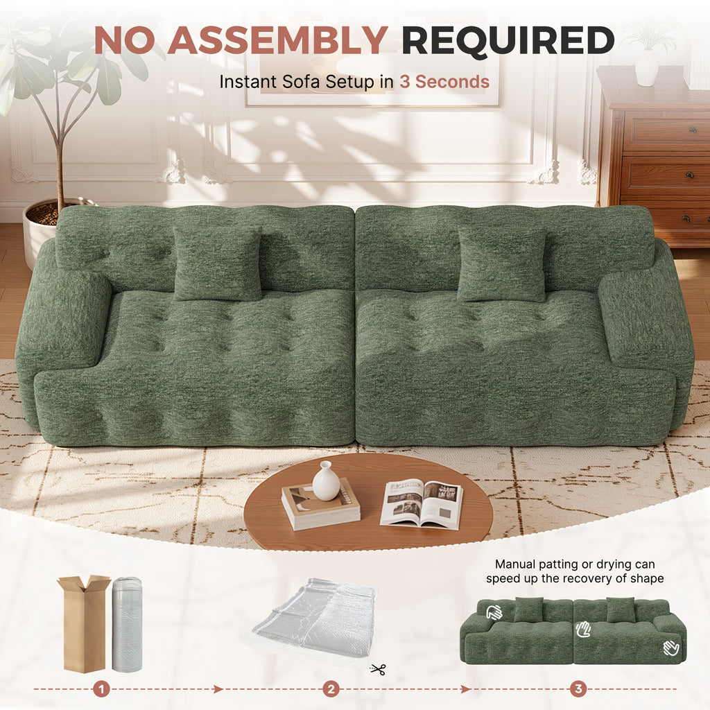 114 oversized 3 seater cloud couch modern boneless sofas - Temu