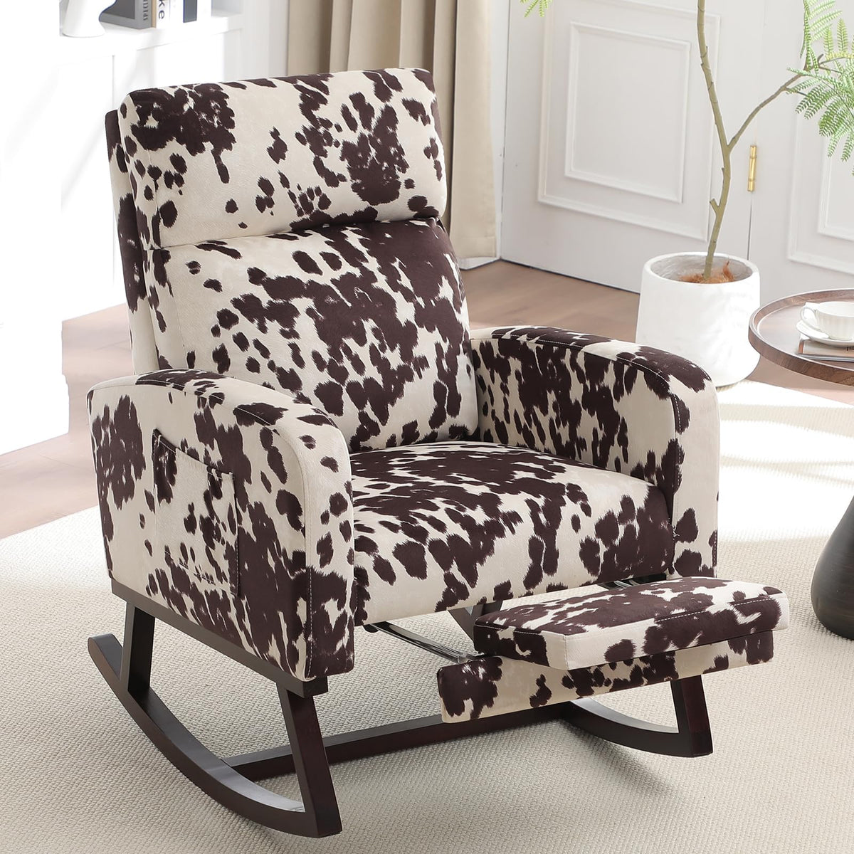 solid wood swivel rocker recliner slow rock mechanism - Temu