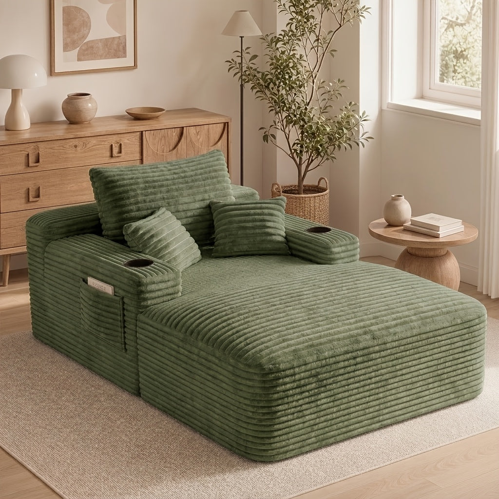 65 inch oversized sofa chair indoor oversized boneless long - Temu