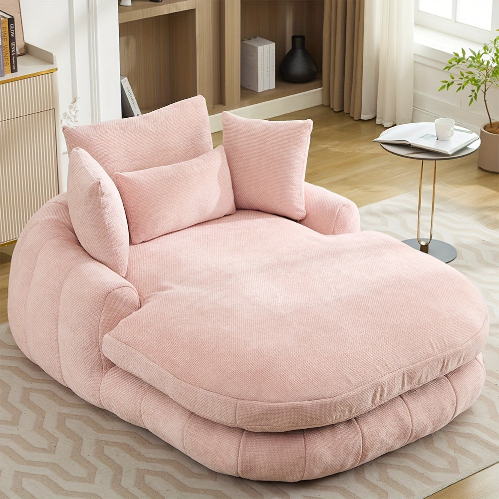 oversized chaise lounge chair memory foam cushioning plush - Temu