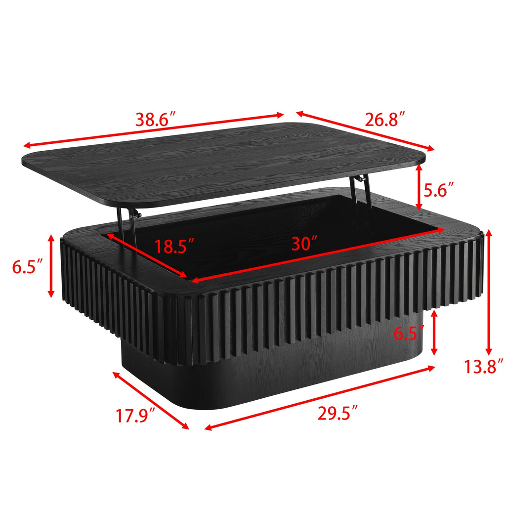 38 6 inch living room lift coffee table coffee table storage - Temu