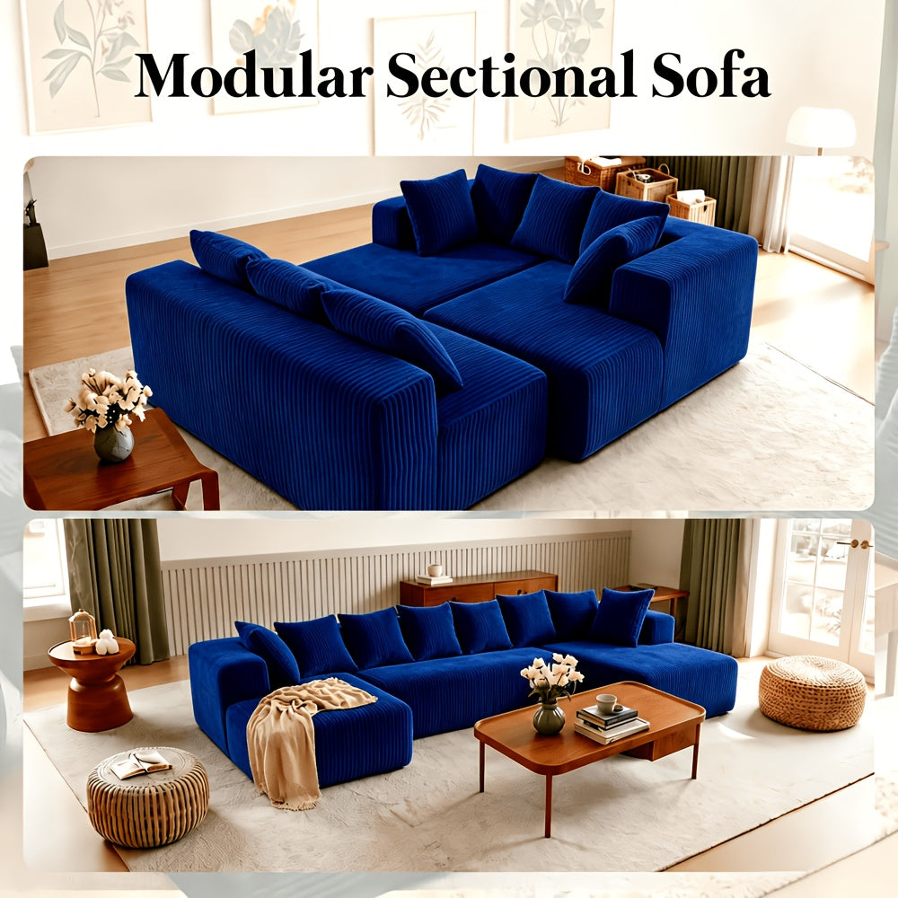oversized u shaped modular sectional sofa chaise plush - Temu