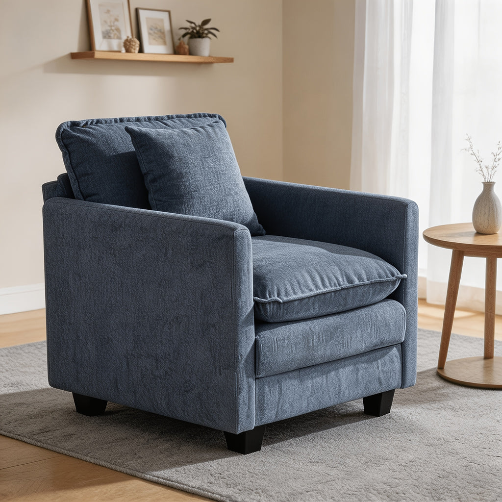 30 cloud single couch 1 seater modern accent chair throw - Temu