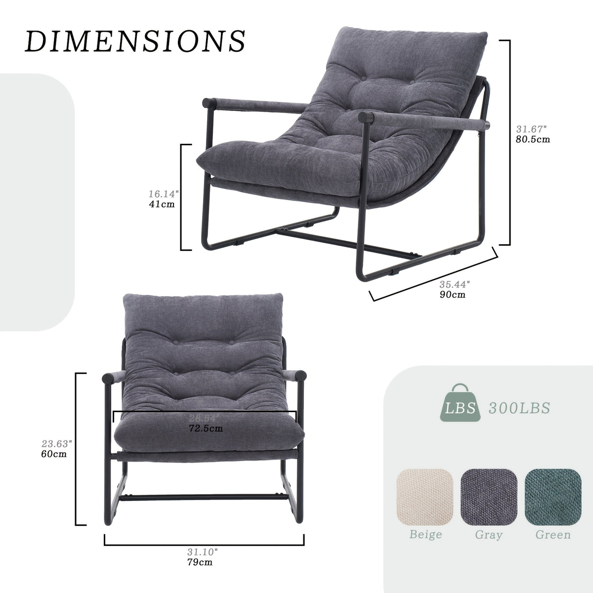 modern accent chair   room chair metal frame - Temu