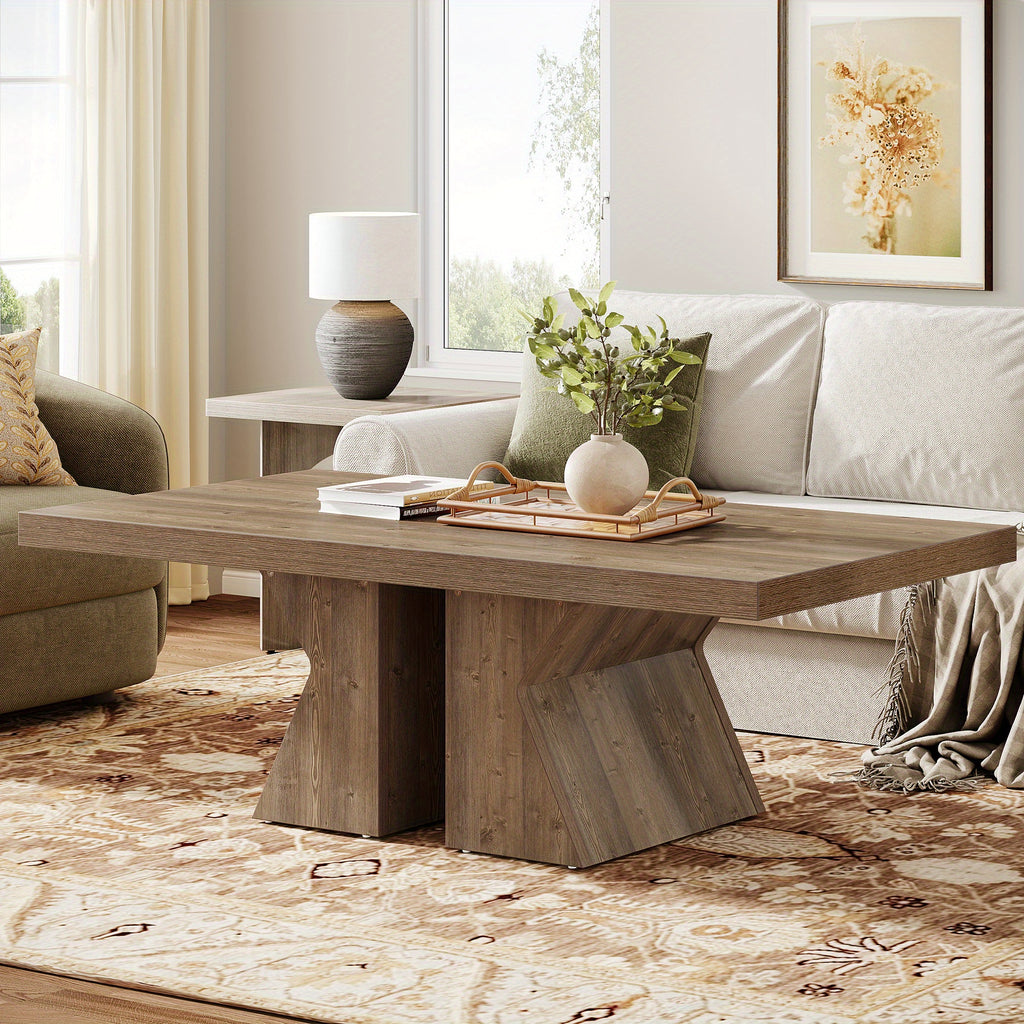 47 24 inch wooden coffee table rectangular   - Temu