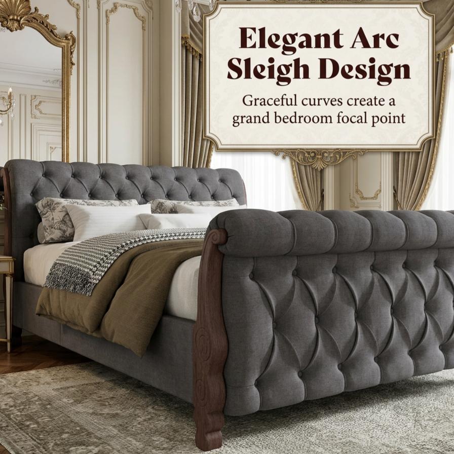 53 tall upholstered queen king california king   - Temu