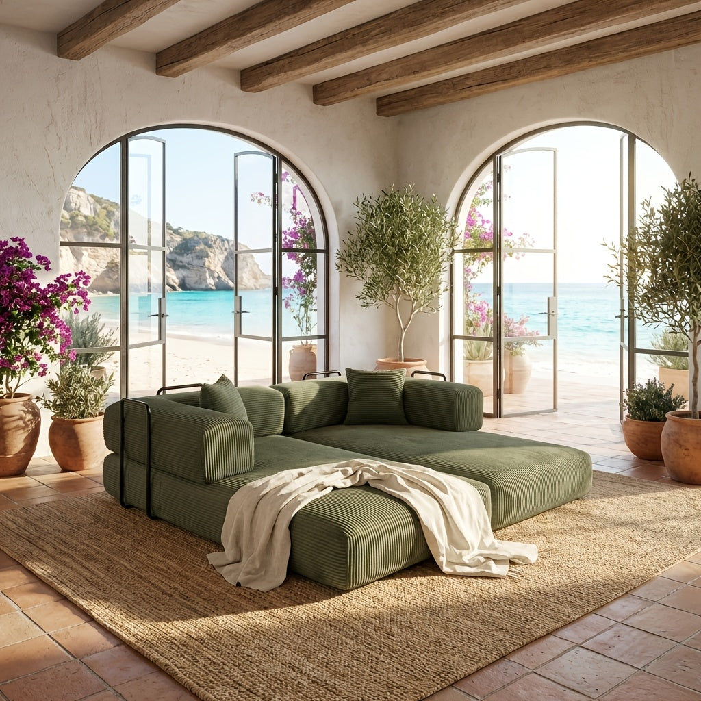 new arrival 4 seater modular modern cloud folding sofa bed - Temu