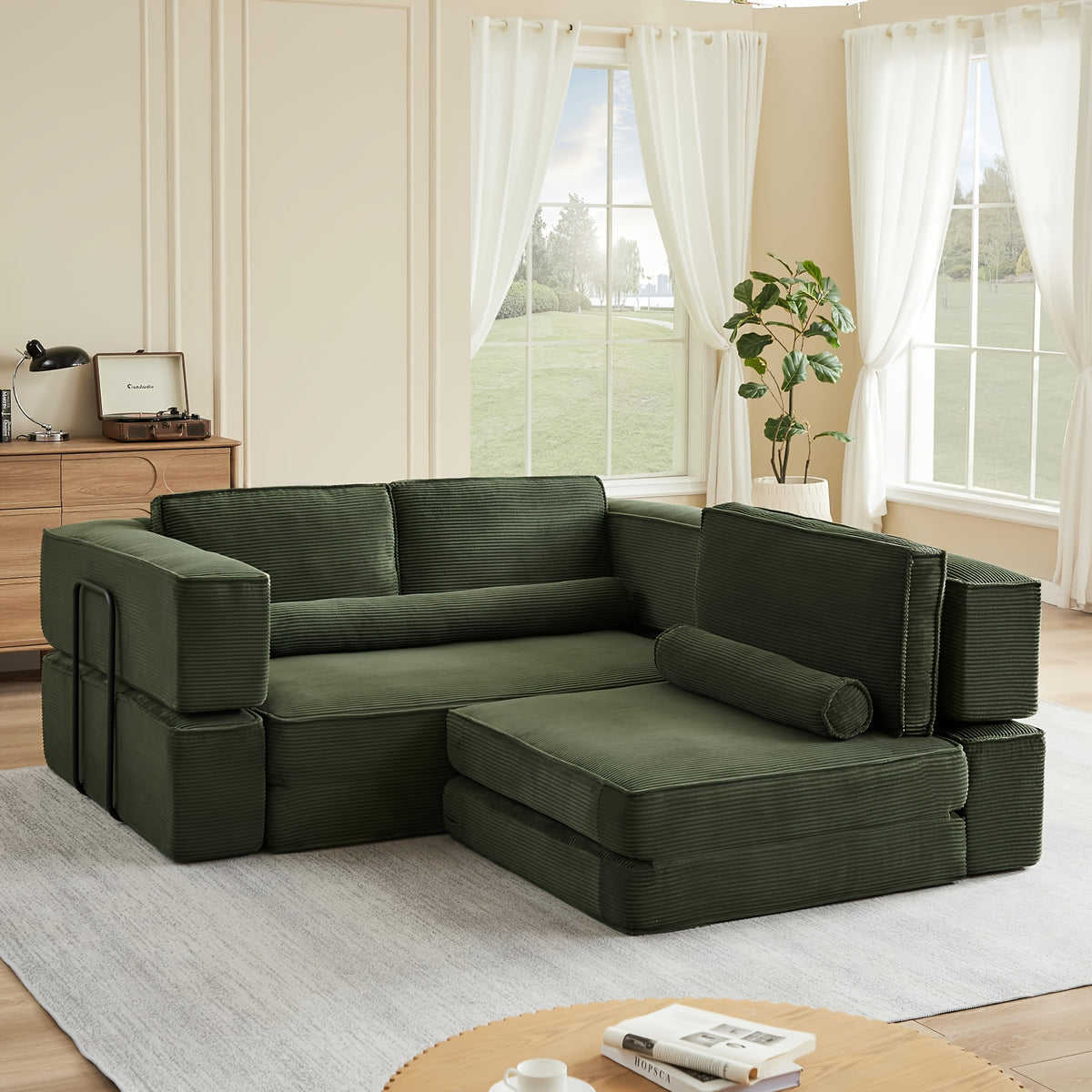 118 8 boneless corduroy futon sofa couch bed metal frame - Temu