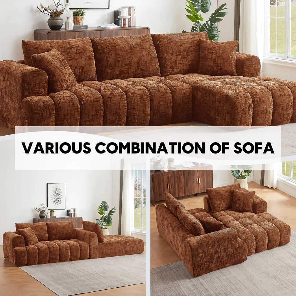 108   sectional sofa couch deep seat modern l - Temu