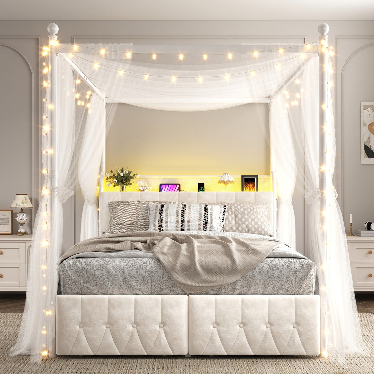 upholstered twin   ambient - Temu