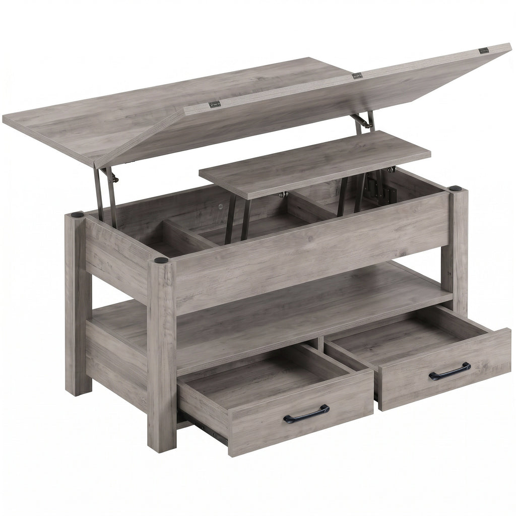 lift top coffee table convertible coffee table drawers - Temu