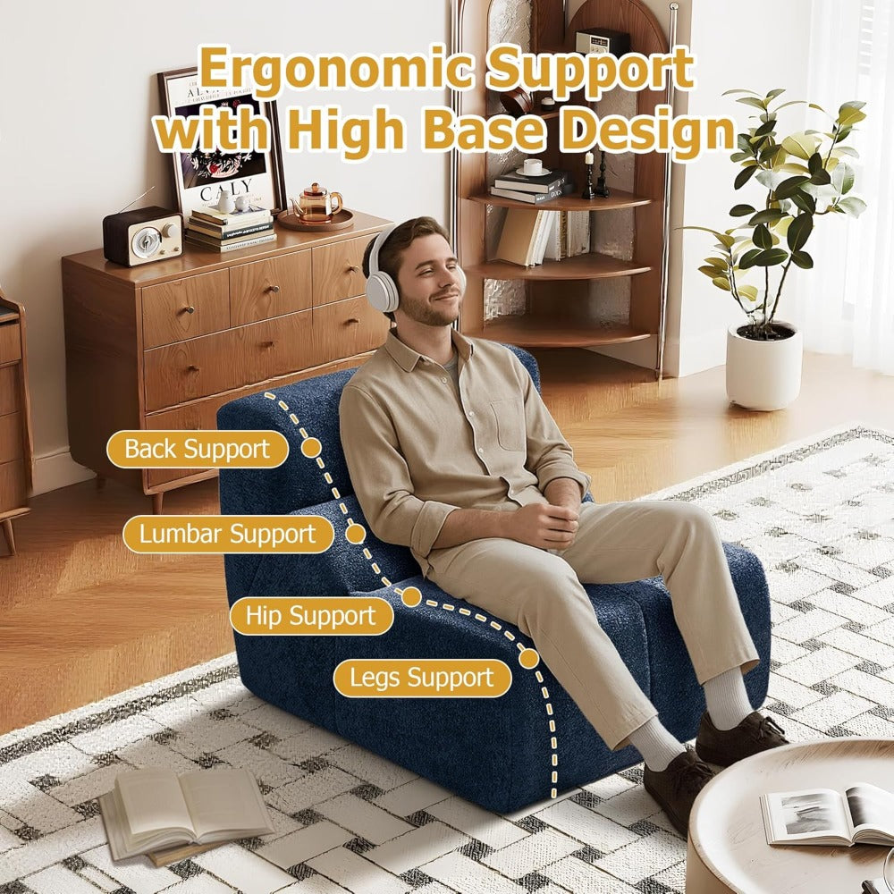 36 61 inch wide oversized single person compression sofa - Temu