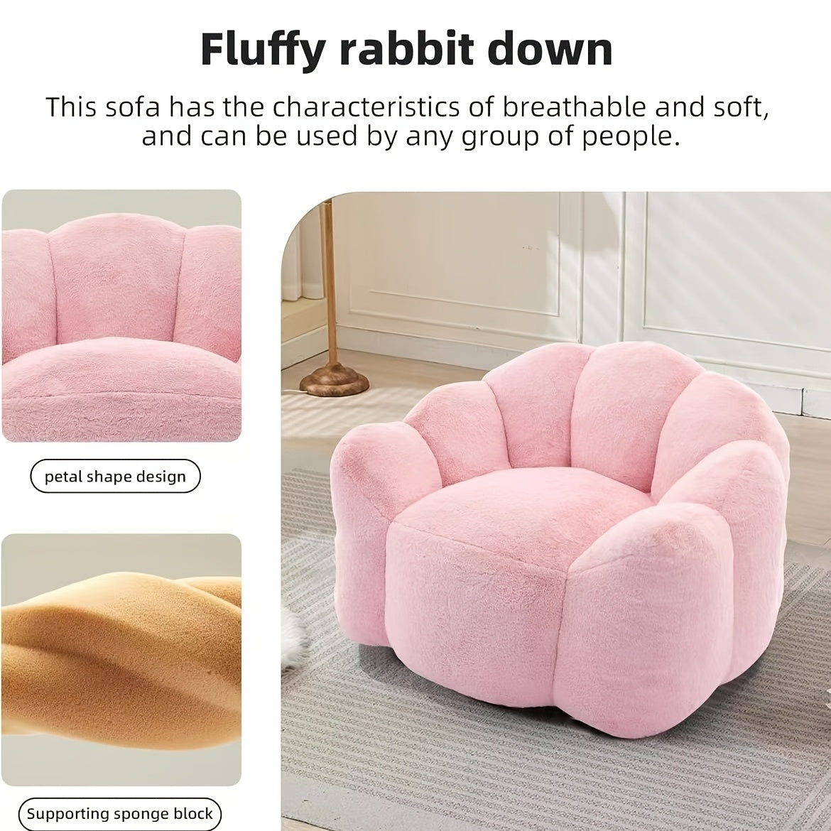 lotus type compression sofa - furniture - temu Temu