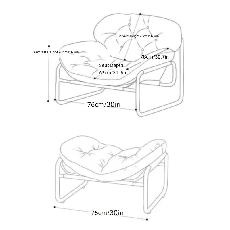 lazy sofa footrest high rebound soft cushion lounge chair - Temu