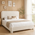 platform bed bed storage cloud teddy boucle frame adjustable - Temu