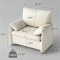 37 deep seat oversized accent chair comfy chenille - Temu