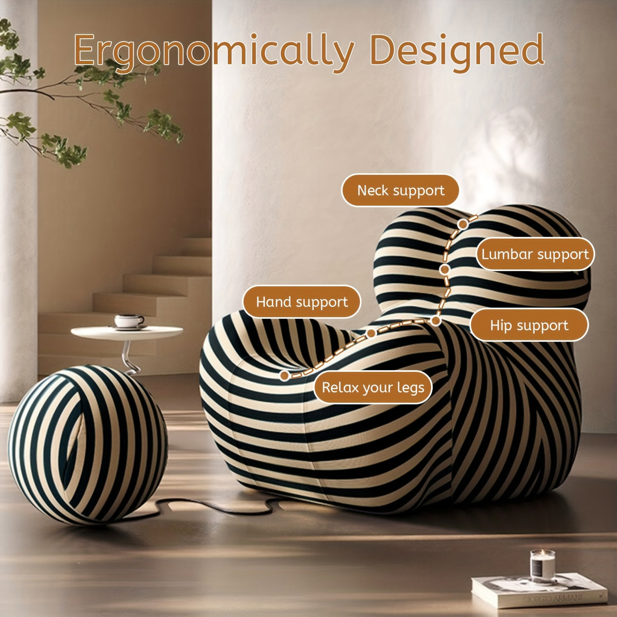 luxury ergonomic recliner chair footrest filler included no - Temu