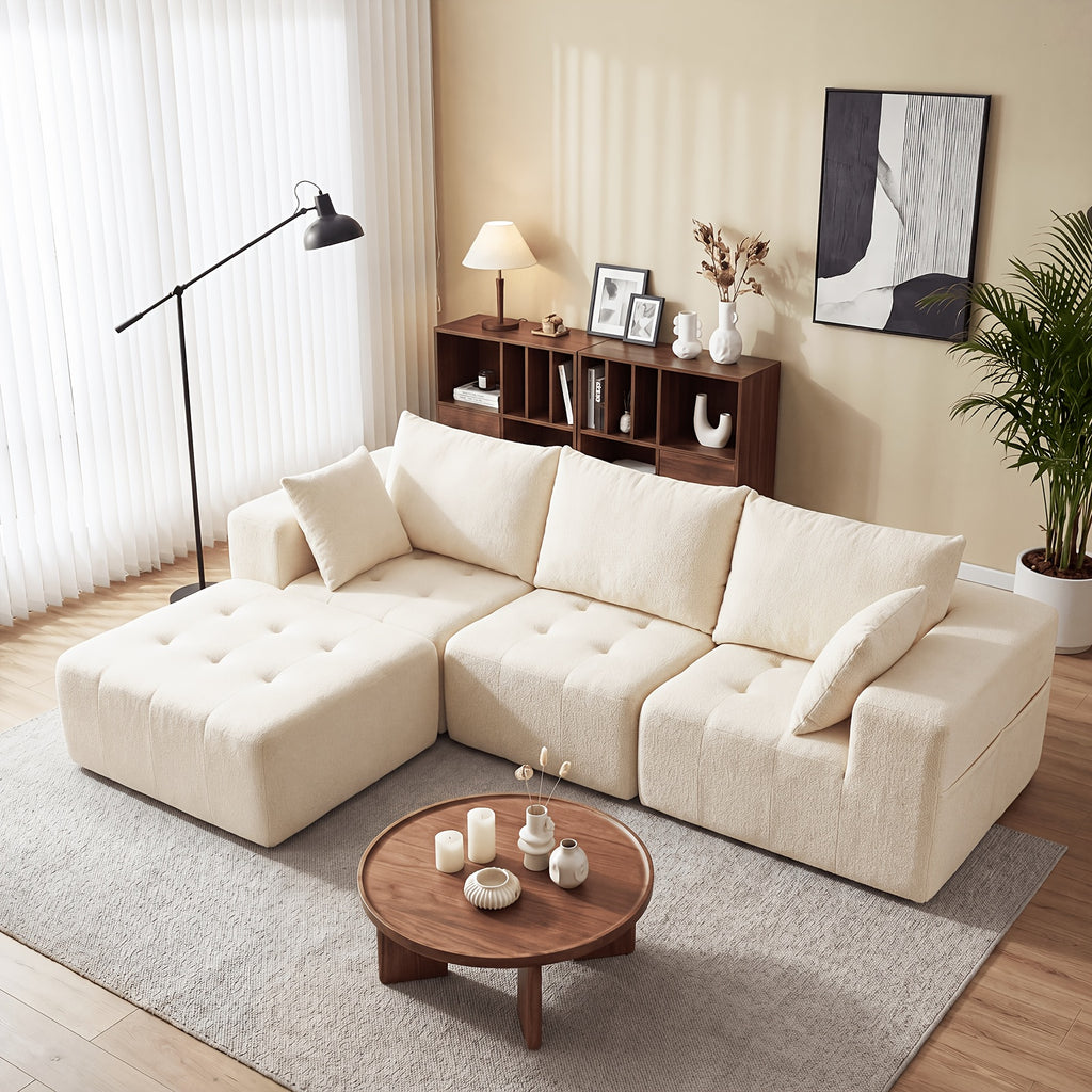 130 oversized cloud sectional couches convertible l u shape - Temu