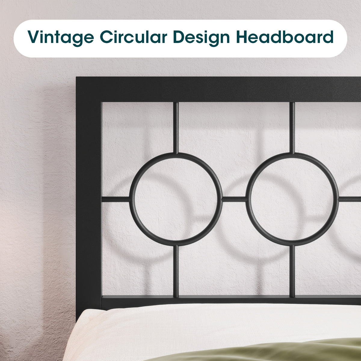 metal bed frame vintage   headboard - Temu