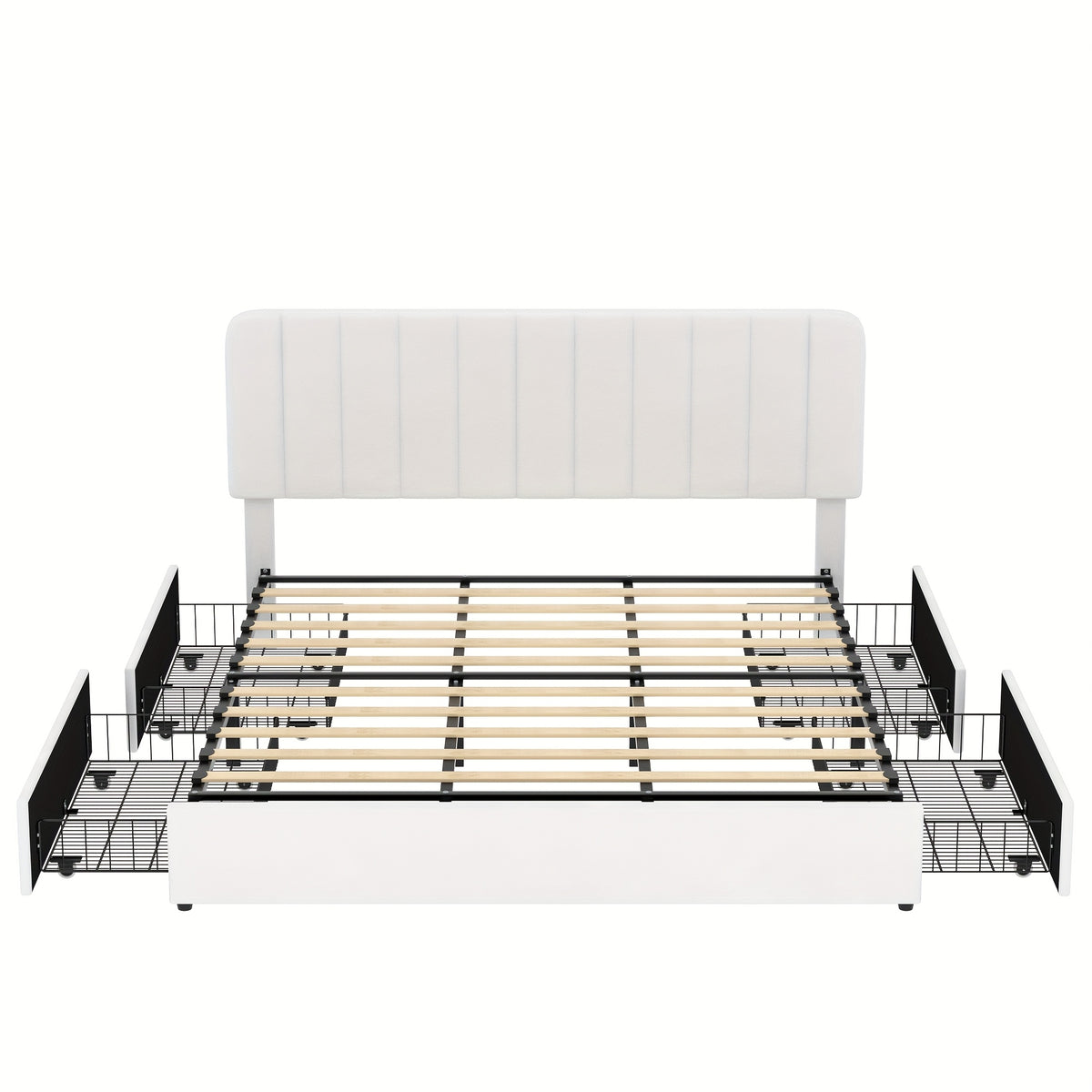 twin full queen king size upholstered bed frame drawers - Temu