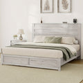 farmhouse bed frame featuring a 49 inch high - Temu