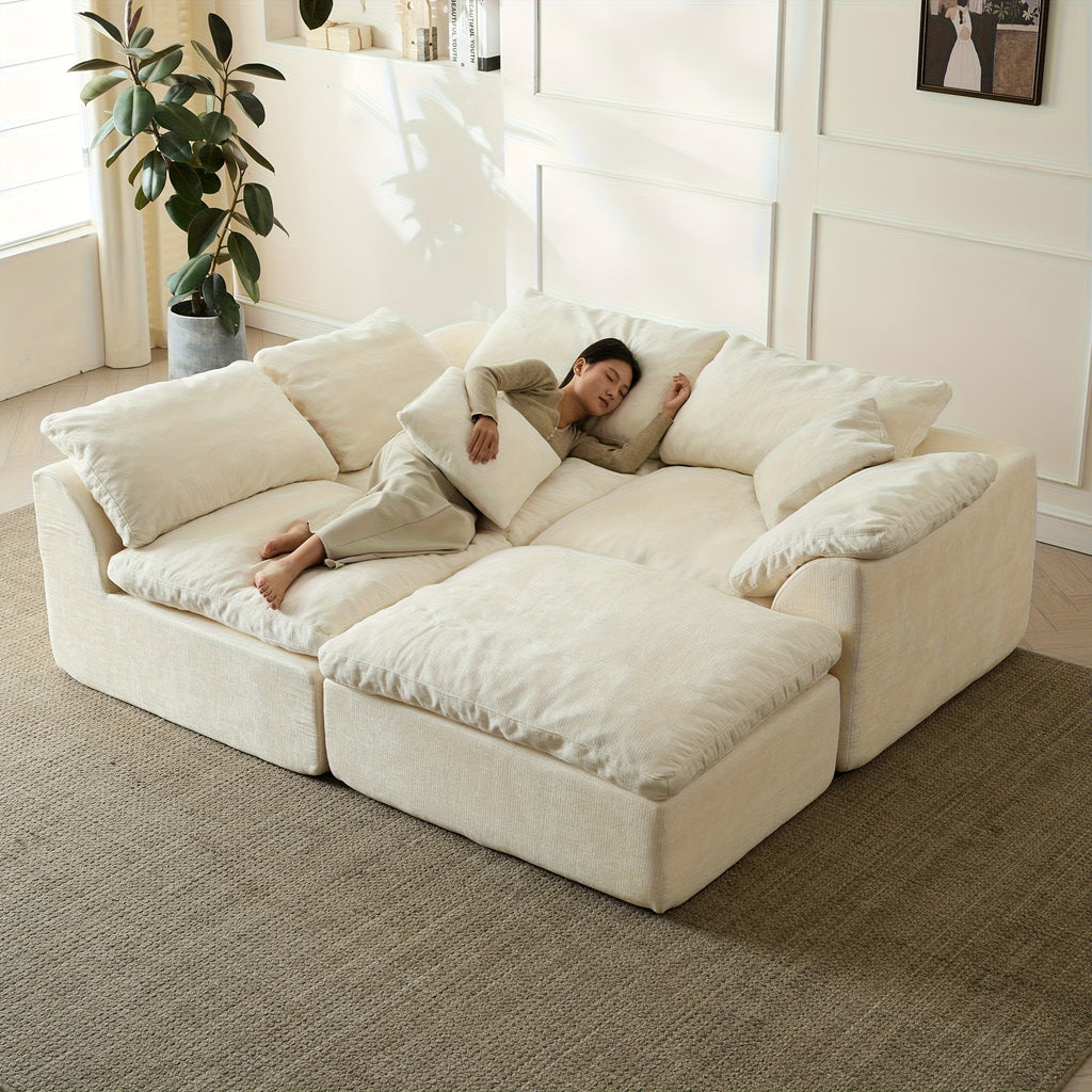 109 modern cloud couches living room deep seat convertible l - Temu
