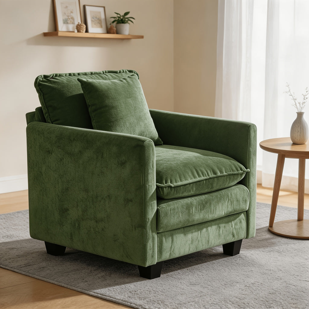 30 cloud single couch 1 seater modern accent chair throw - Temu