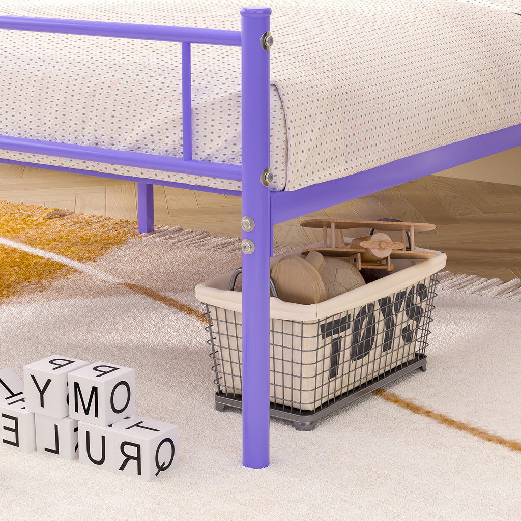 1pc   twin size metal platform bed frame classic - Temu