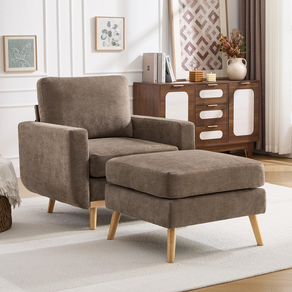 accent chair reading chair deep seat corduroy armchair - Temu