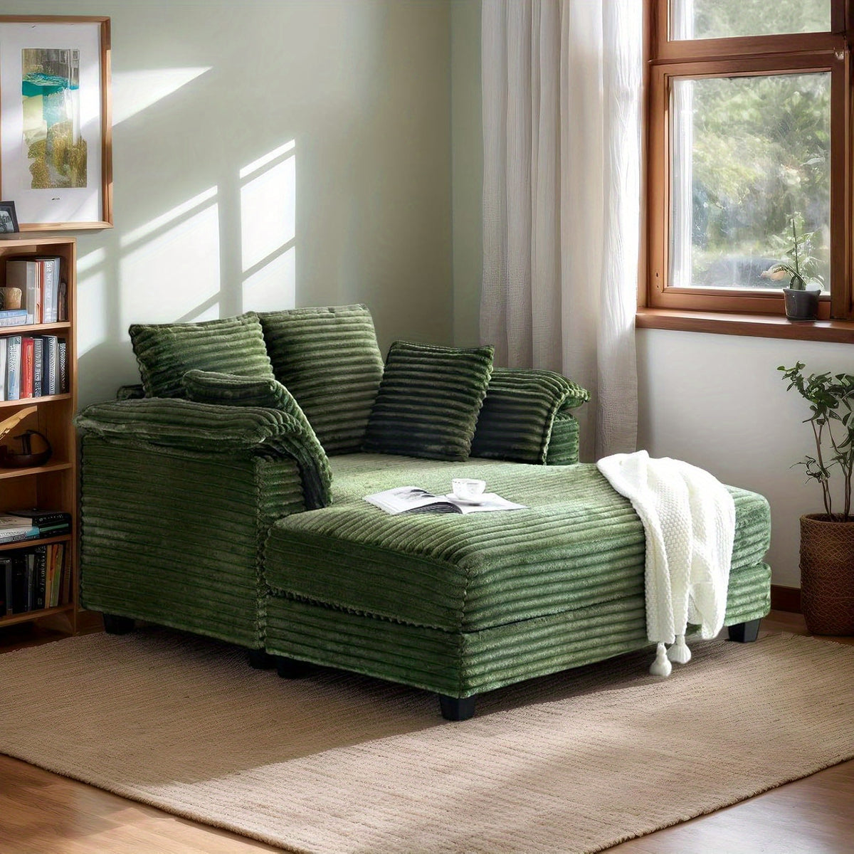 56 oversized corduroy sofa bed recliner sleeper - Temu