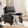 recliner chair faux leather armchair push back - Temu