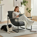 oversized corduroy accent lounge chair tufted thick padded - Temu