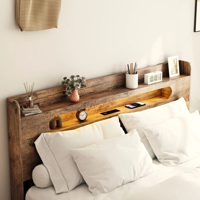 full queen king size platform bed frame storage - Temu