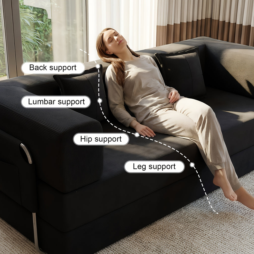 sofa living room bedroom foldable convertible modular design - Temu